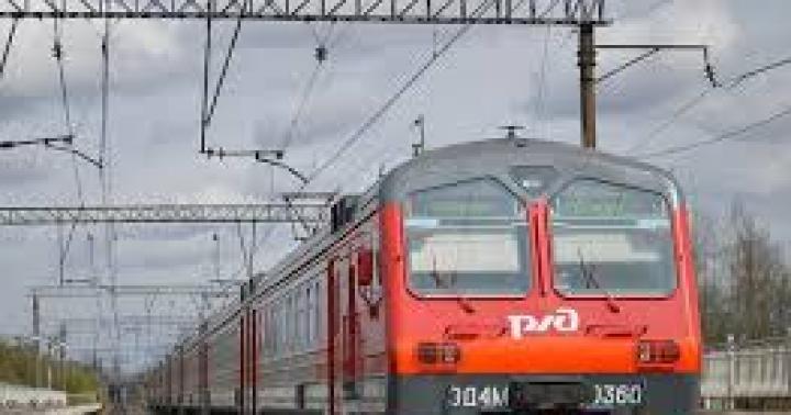 Devyatkino - Sosnovo timetable of electric trains (suburban trains)