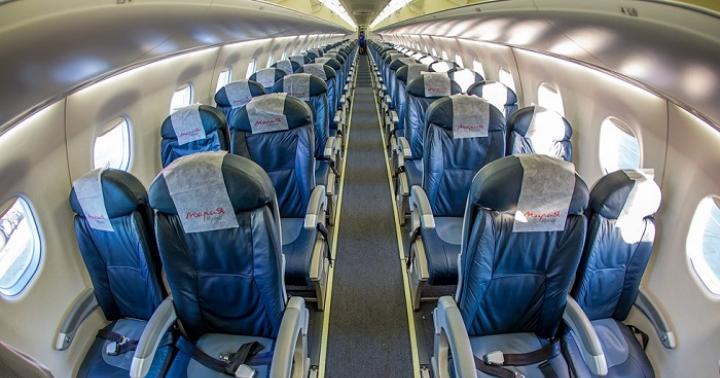 Lietadlo Embraer: tajomstvá výberu sedadiel