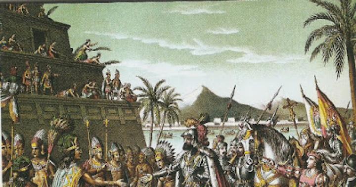 Tenochtitlan - the capital of the Aztecs