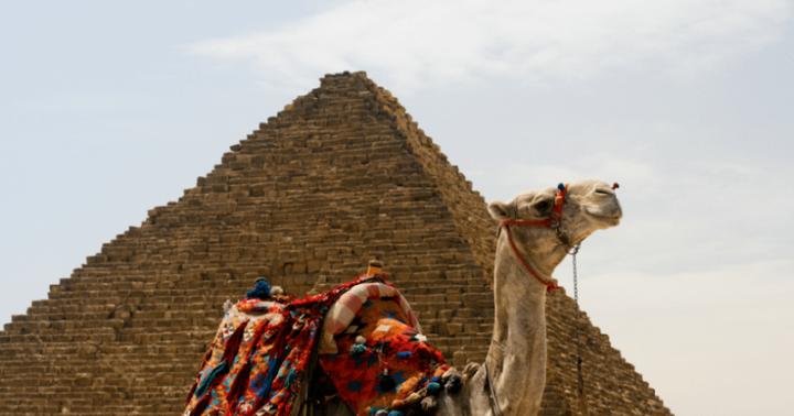 Pyramid of Pharaoh Cheops and the history of the Egyptian pyramids