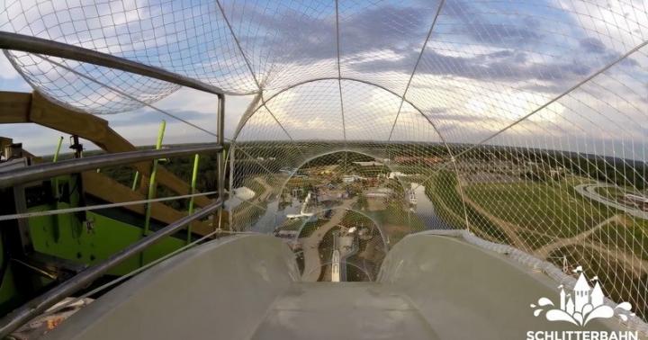 The scariest water park slides