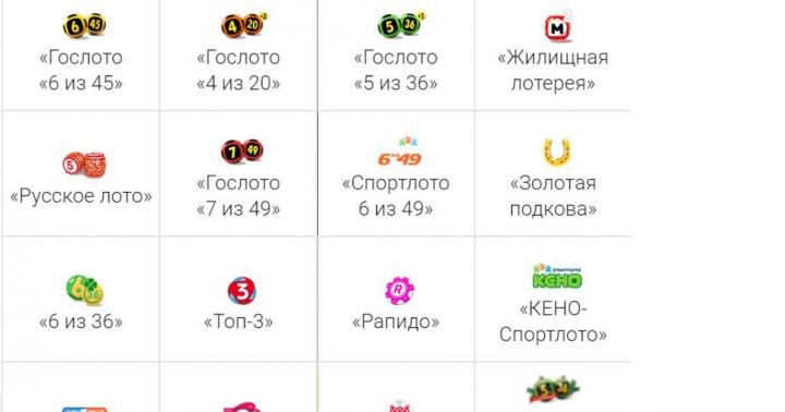 How to check a ticket by number in Stoloto: housing lottery, Russian lotto How to find out the result of the draw
