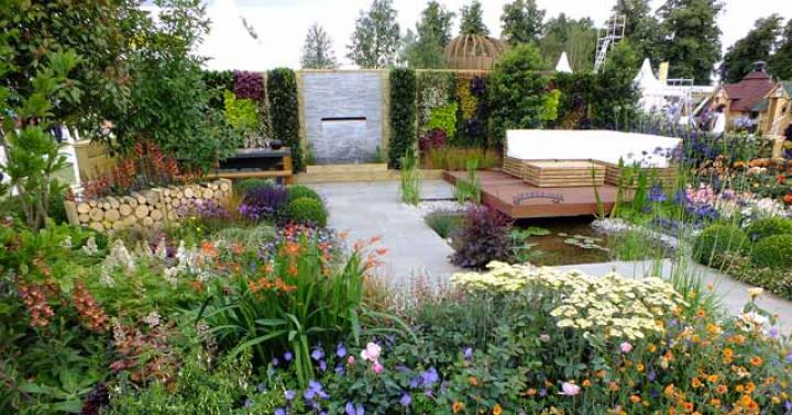 Organization of a recreation area at a summer cottage